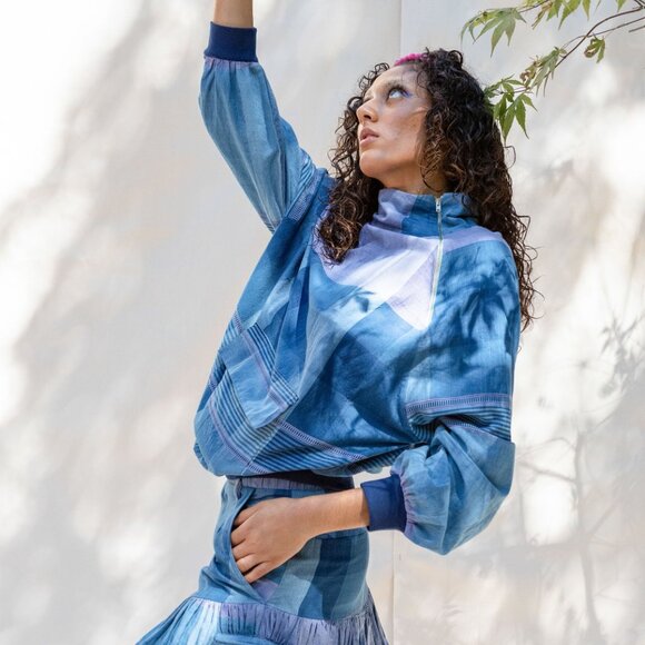 Abacaxi Bubble Hem Mini Skirt - Picture 2 of 13